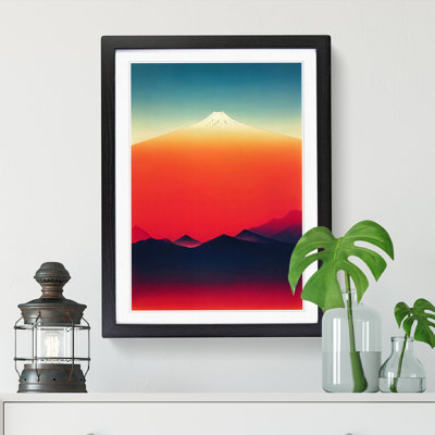 Middlebrooks Japanese Mountain Peak - Picture Frame Print