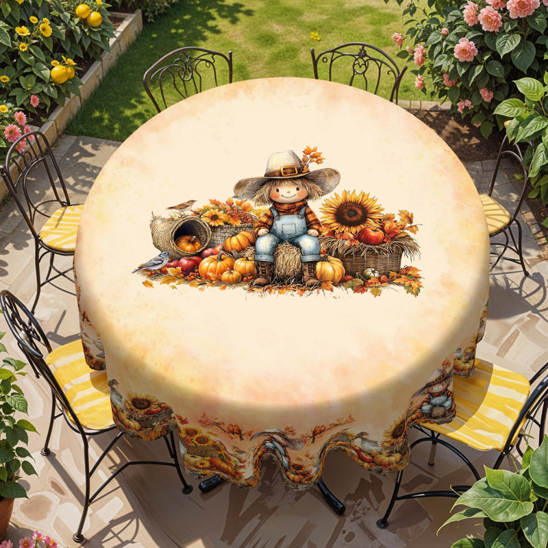 Nappe automne-hiver 180x180cm, 70,87 po rond