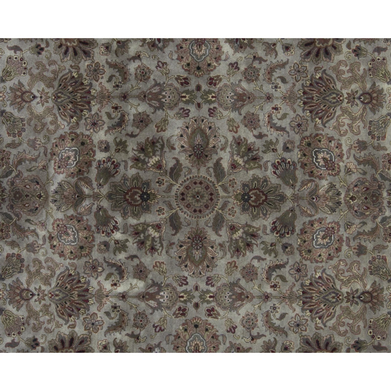 Tapis ivoire et chameau noué à la main de haute qualité