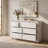 47.24" Modern 7-Drawer Dresser with Curved Edges, Wide Chest of Drawers for Bedroom Storage-1149812612