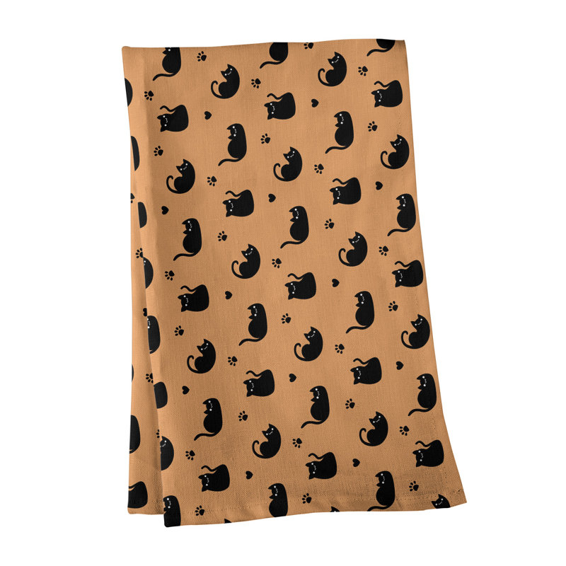 Mcguigan Tea Towel Kitchen Towel, Poly Twill, Orange