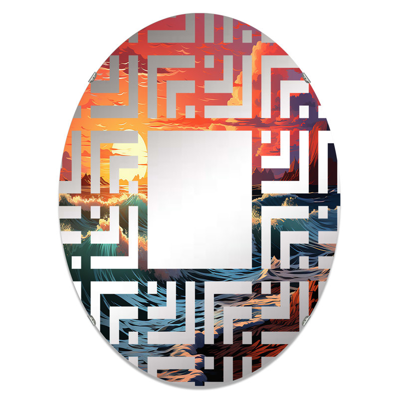 Oval Mirror, 29.5" x 19.6"
