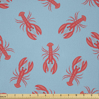 Darrias Sea Organisms Lobsters Multi-purpose Fabric