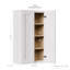 Armoire murale en bois massif blanc Shaker-580308642-580308641