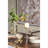 Gold Rabbit Pillar Candle Holder with Clear Glass Hurricane Shade