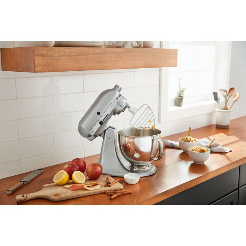 KitchenAid® Artisan® Series 5 Quart Tilt-Head Stand Mixer, Contour Silver