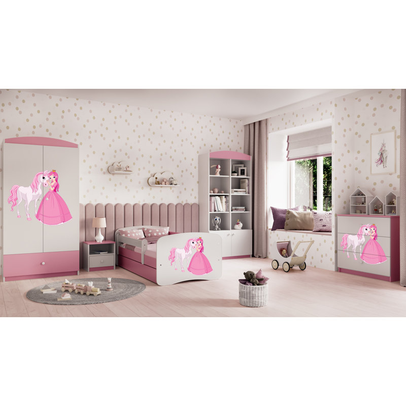 Cicero 2 Door Wardrobe, Pink