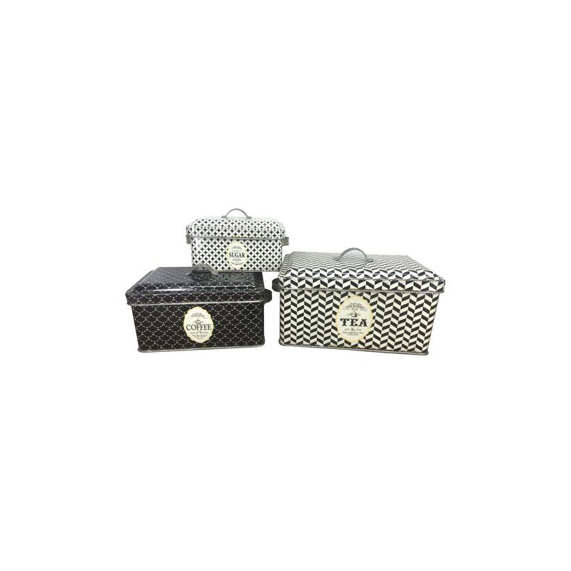 Ensemble de pots à café, thé et sucre Balroop Condiment