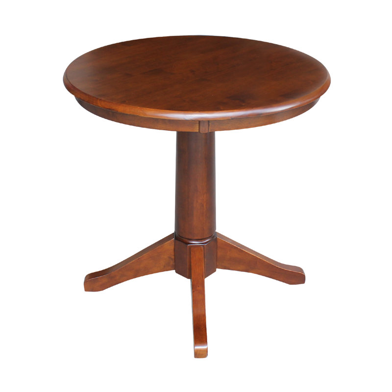 Table de salle à manger Imilia, Espresso, H 29,9 po x L 30 po x l 30 po