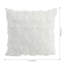 Cotton White Rectangular Backrest Cushion
