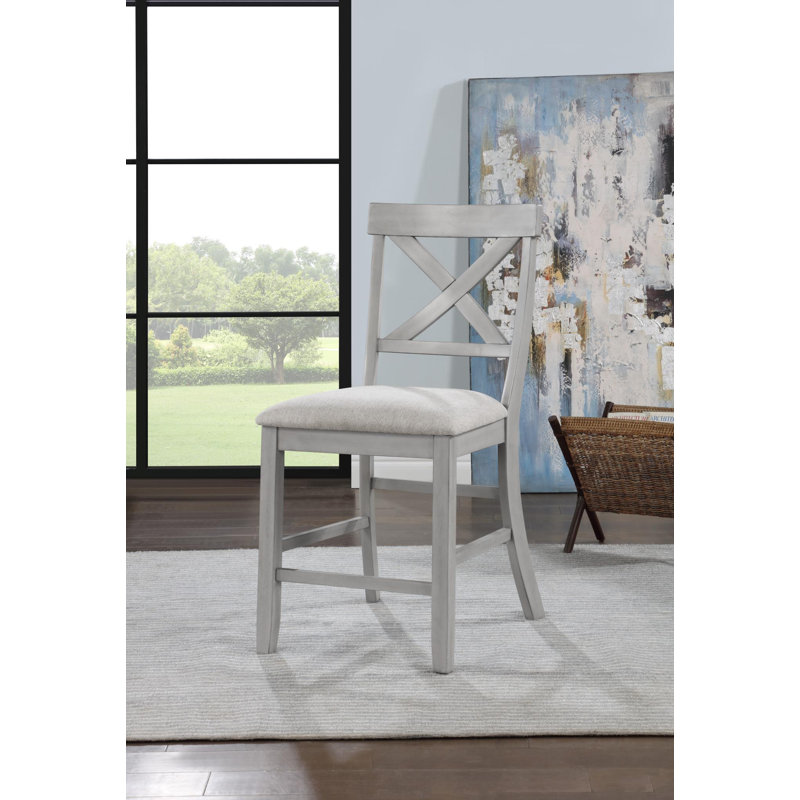 Tabouret de bar gris Uph