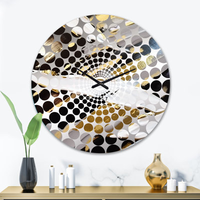 Escher - Horloge murale peinture abstraite