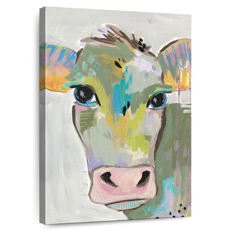 Brampt Cow Face I, 24" H x 16" W