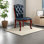 Fauteuil de loisir en similicuir léger et luxueux