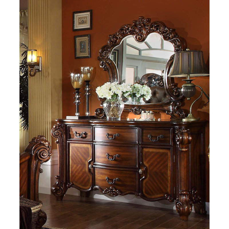 Commode 5 tiroirs Vendome, Cerisier