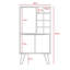 Skyler Compact low Bar Cabinet