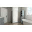  Porte de douche battante semi-sans cadre en nickel brossé et verre de pluie DreamLine-123014994-123014993-123014991