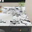 Plateau de meuble-lavabo 43 po x 22 po avec lavabo en céramique encastré, dosseret et trou pré-percé, marbre artificiel blanc Panda-1648908976