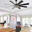 Ventilateur de plafond noir 72 po Nimbella-1848337235