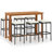 Lybah Rectangular Bar Height Dining Set with Cushions-1004812324-1004812322-1004812320
