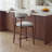 Vannie Upholstered Counter Stool with Solid Wood Frame-1229606496