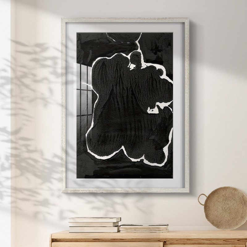 Blobs I - Impression encadrée, H 19,5 po x l 16,5 po