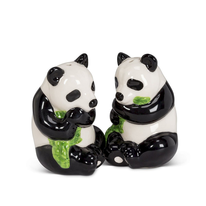 Mr. MJs Sitting Pandas Salt and Pepper Shaker Set