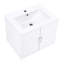 Meuble-lavabo simple mural 23,62 po avec lavabo blanc
