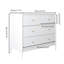 Table de chevet crème à 4 tiroirs avec rangement, commode de chambre à coucher minimaliste moderne