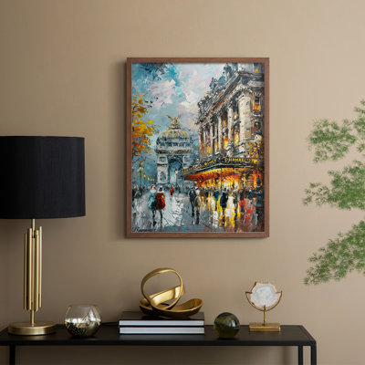 «LANDSCAPES Series CECXL III», reproduction encadrée - bois massif