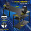 Hofstra Modular L-Shaped Steel Computer Desk with Built-In Electrical Outlet-399857092-399857093