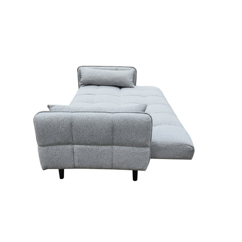 3 Seater Sofa Bed, Silver