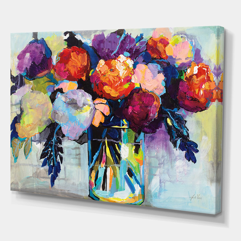 Impression sur toile tendue, H 16 po x l 32 po x P 1 po