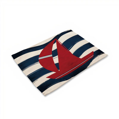 Ber Cotton Nautical Rectangle Placemat