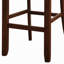 Wooden Bar Stool with Camouflage Fabric Seat