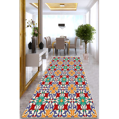 Antibacterial Hall Carpet, 100% Polyester, 39.4 x 78.7 inches | Non-Slip Underside, 0.4 in Pile Height | Washable by Machine, Durable Dot Base | Perfect for High Traffic Areas, Easy to Clean and Maintain