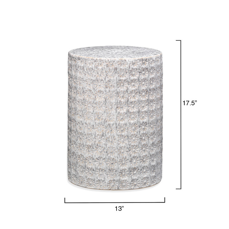 table de bout cylindriques, Crème