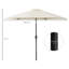 Parasol de marché 108 pi Hector-31272505