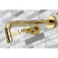 Kingston Brass KS8028KL Whitaker Two-Handle Wall Mount Tub Faucet, Brushed Nickel-50761232