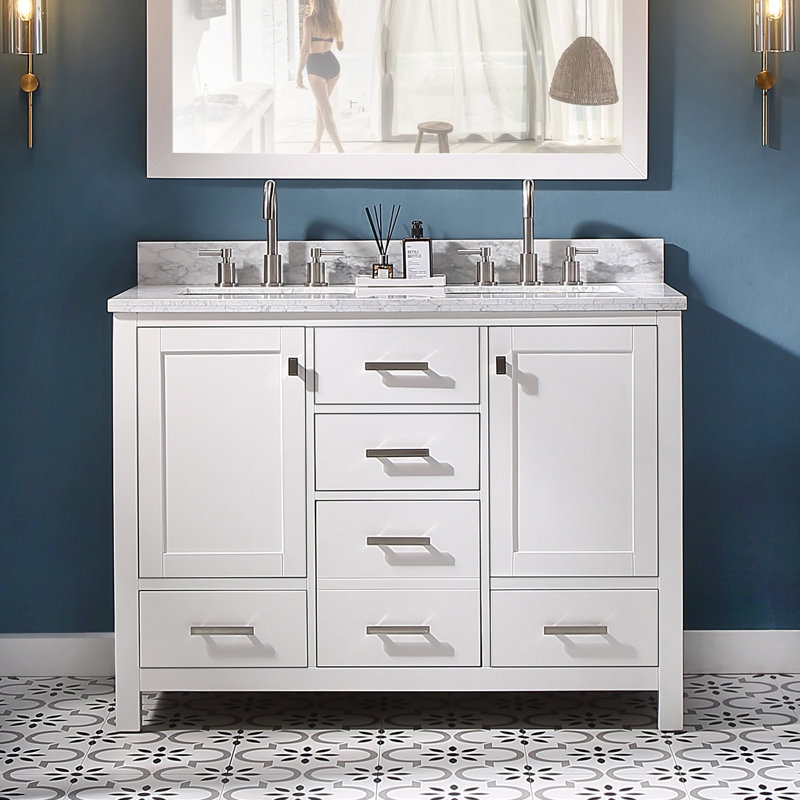 Ensemble de meuble-lavabo double 48 po Whitney