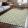 Premium Machine Washable Cerrito Olive Rug