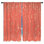 Rideaux à motif floral et voilage obscurcissant - 2 panneaux