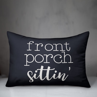 Outdoor Reversible Throw Pillow