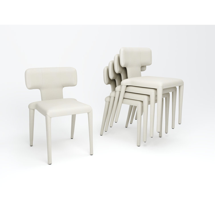 T-Shaped Stackable Chair, Set Of 4