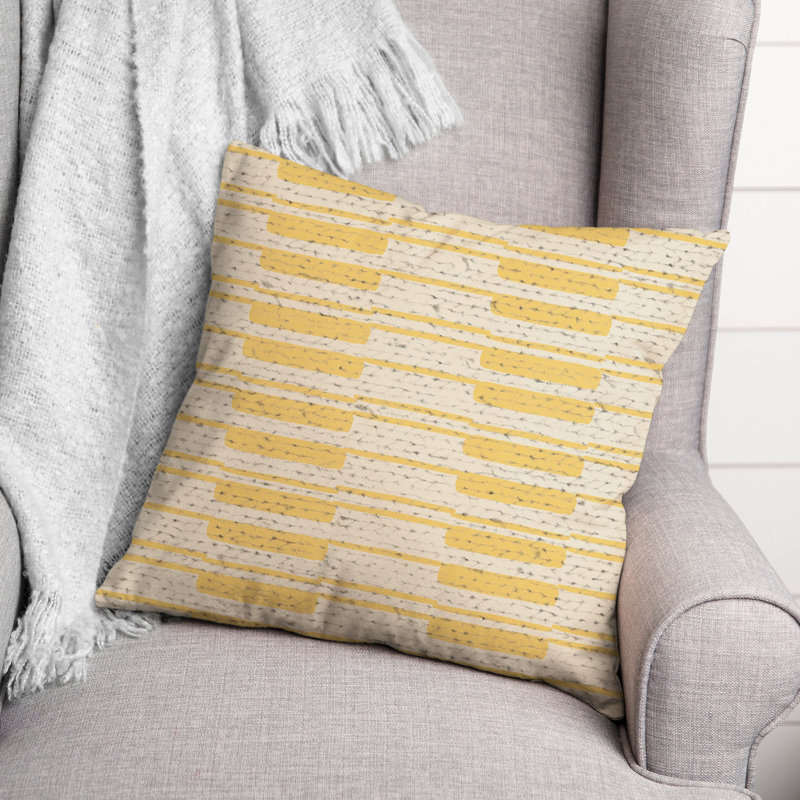 Geometric Reversible Throw Pillow, 16" x 16"