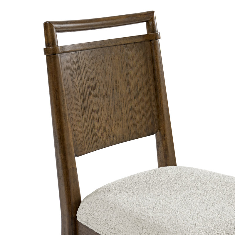 Chaise d'appoint brune, paquet de 2
