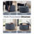27.5'' Upholstered Round Tufted Ottoman With Storage-332046408