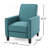 Linen Manual Push Back Recliner Chair-320699901