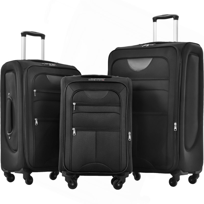 Ensemble de 3 valises extensibles Softside Valise