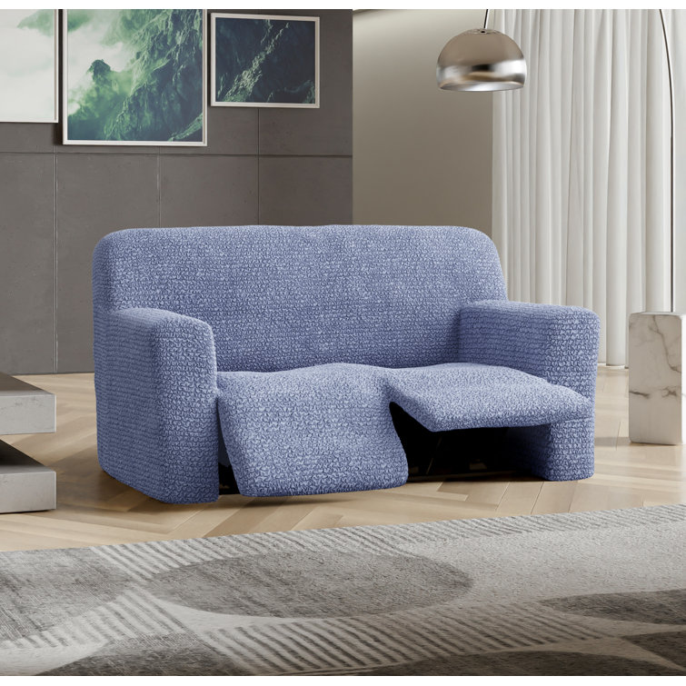 Stretchy Slipcover for Recliner Sofa - Easy to Clean & Durable - Microfibra Collection 